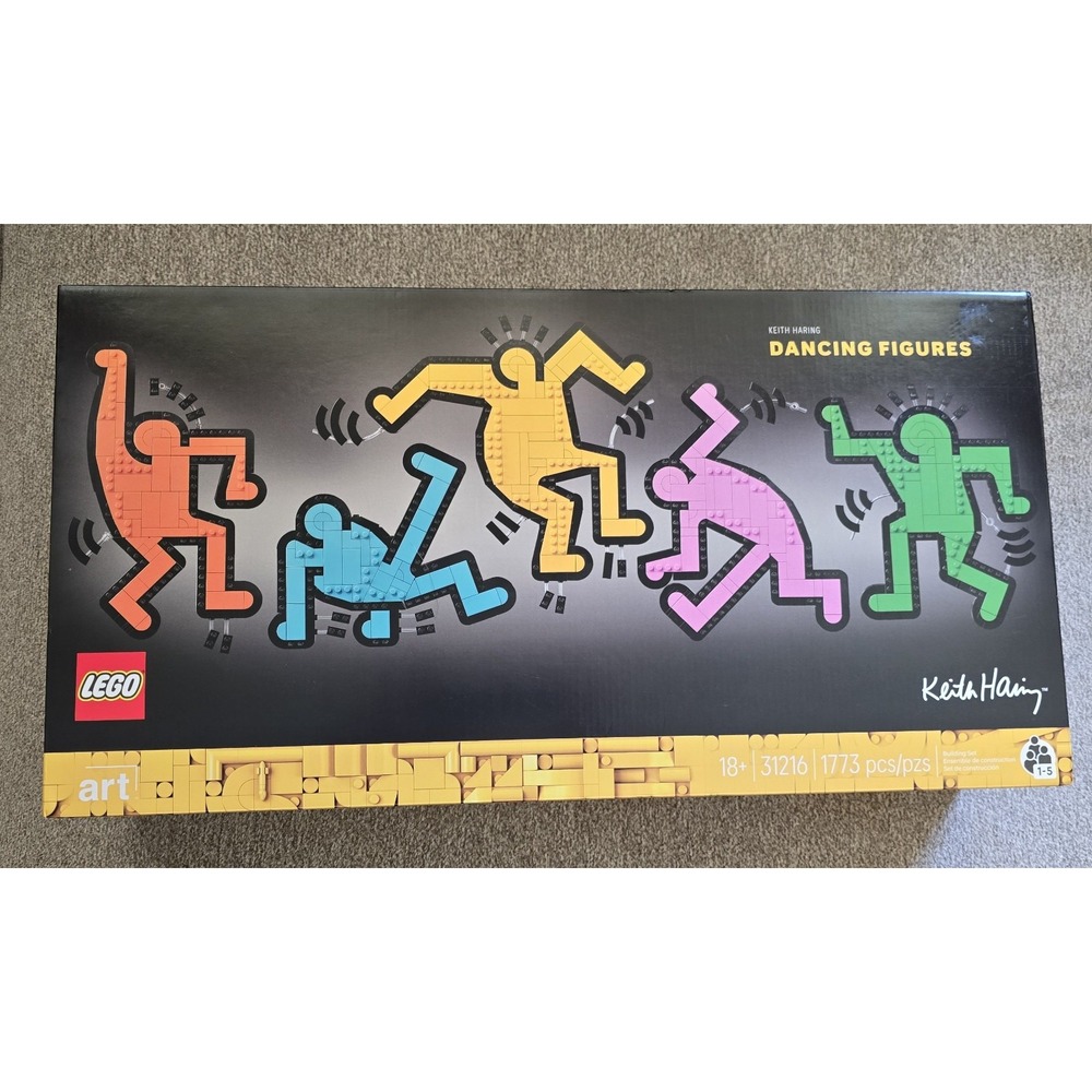 LEGO Art Keith Haring Dancing Figures 31216 Box 1773 Pieces 18+ Limited